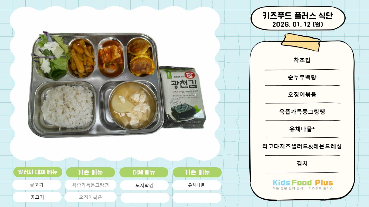 2026년 1월 12일 월요일